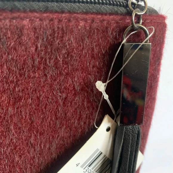 NORDSTRIM BURGANDY VELOUR MAKEUP BAG - Picture 12 of 12